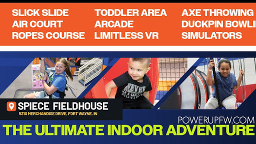 Power Up Action Park Banner