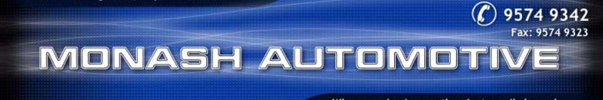 Monash Automotive Banner