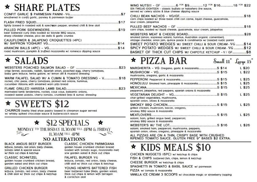 Share Plates - Salad - Pizza Bar