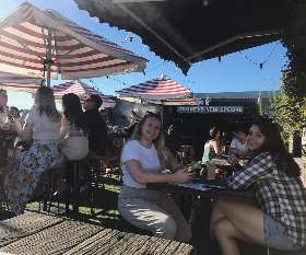 Having The Best Time in Webster's Bar Newtown 