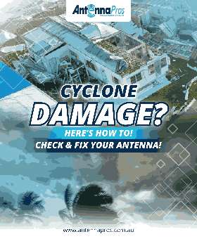 cyclone damage? here how to check and fix your antenna