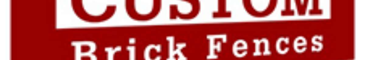 Custom Brick Fences Banner