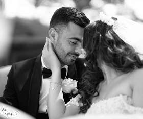 Black White Newly Wed - Fuss Photography