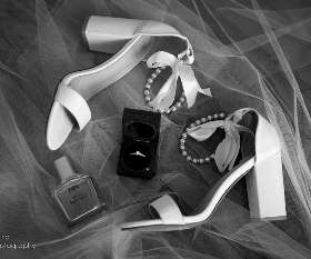 Wedding Ring and Shoes - Yasemin & Victor's Wedding