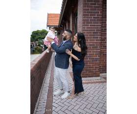 Cybella Parents - Fuss Photography Sydney Christening Photographer