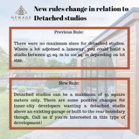 New rules change in relation to Detached studios
