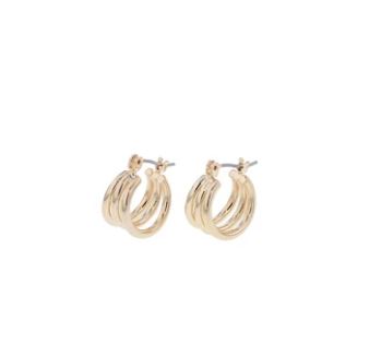 JOLIE & DEEN WOMENS ABBEY GOLD SLEEPERS