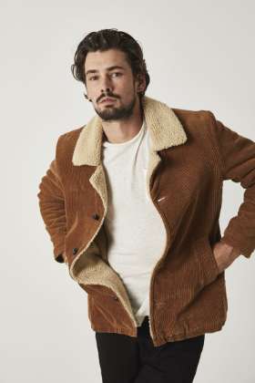 Rollas Mens Sherpa Coat Online Fashion Store Elwood 101 Australia
