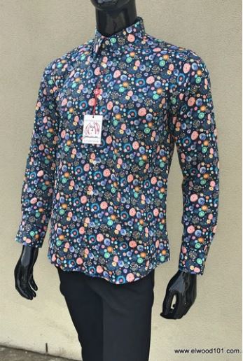 JOHN LENNON MENS BOWIE SHIRT - MULTI