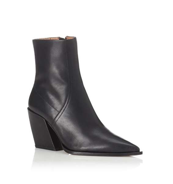 PRE ORDER ALIAS MAE WOMENS KNIGHT LEATHER BOOTS - BLACK BURNISHED