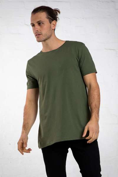 Casa Amuk MENS BASIC CREW NECK TEE - OLIVE