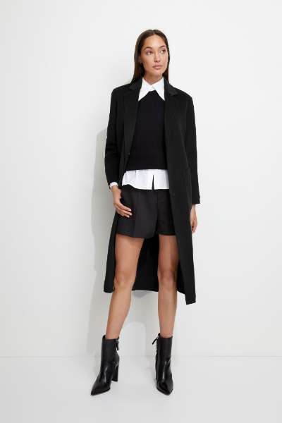 UNREAL FUR WOMENS LOVING COAT - BLACK