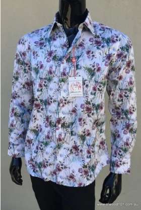 JOHN LENNON MENS FAITH LONG SLEEVE SHIRT - LILAC