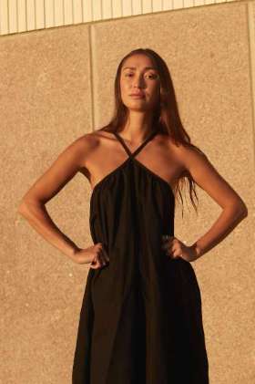 BLANCA WOMENS VERITY DRESS - BLACK