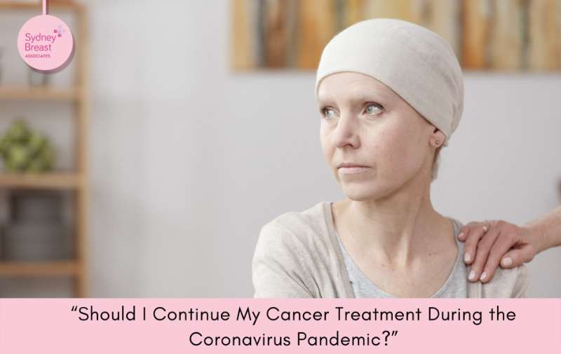 “Should I Continue My Cancer Treatment During the Coronavirus Pandemic?”