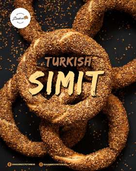 Best Turkish simit bread - Sahan Mezopotamian