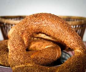Turkish Simit Bread for Breakfast in Auburn - Sahan Mezopotamian