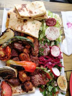 Kebab Plate by Sahan Mezopotamian Street Food, Auburn