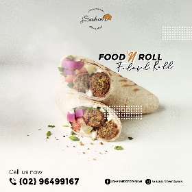 Falafel Roll in Sydney by Sahan Mezopotamian Street Food, Auburn