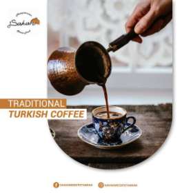 Start your day with a cup of coffee at Sahan Mezopotamian Street Food