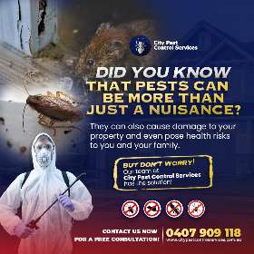 Pests can be more than just a nuisance - Pest Control Canberra | City Pest Control Services