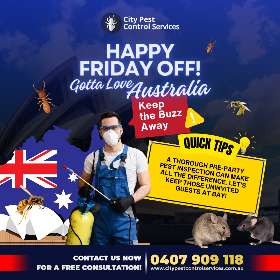 Happy Friday Off! Gotta Love Australia | City Pest Control Service 