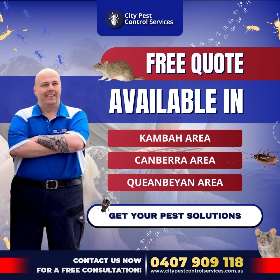 Free Quote Available | City Pest Control Services