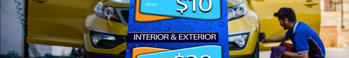 PRIME SHINE HAND CAR WASH & DETAILING Banner