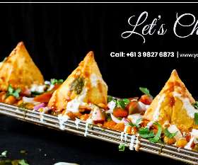 Samosa Chaat - Indian Food South Yarra