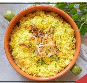 Best Indian Saffron Rice - Yarra Indian Restaurant