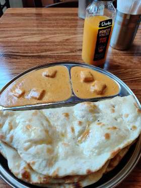 Best Naan with Curry by The Yarra Indian Restaurant