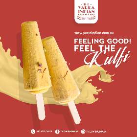 Refreshing Kulfi from The Yarra Indian Restaurant, South Yarra