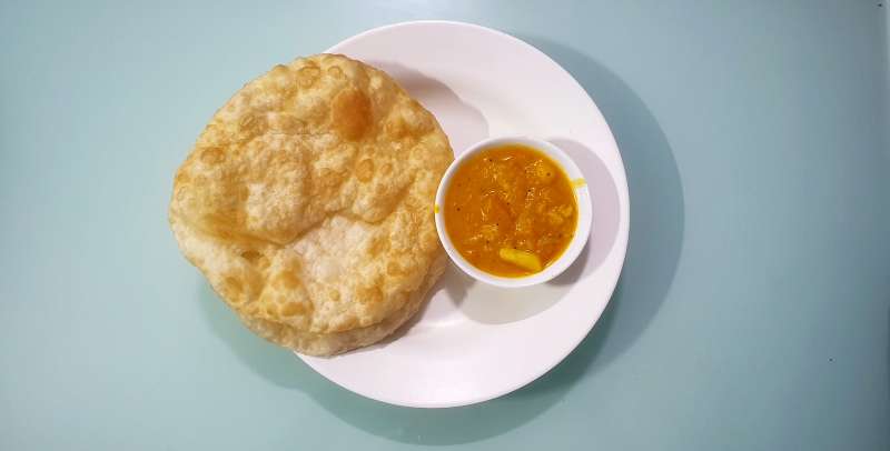 The Poori Sabji, Popular breakfast or snack in India