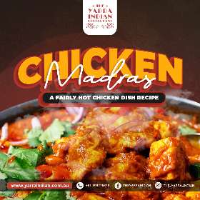 Chicken Madras by The Yarra Indian Restaurant, Melbourne