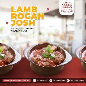 Lamb Rogan Josh by The Yarra Indian Restaurant