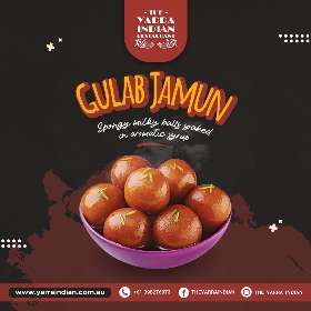 Sweet Gulab Jamun by The Yarra Indian Restaurant, Melbourne