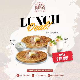 Get the best lunch deal at the best Indian restaurant in South Yarra! | The Yarra Indian Restaurant