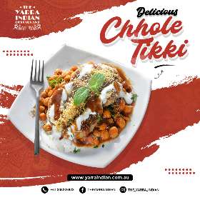 Delicious Chhole Tikki in South Yarra | The Yarra Indian Restaurant