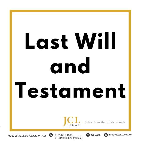 Preparing a Will