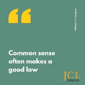 Common sense often makes a good law | JCL Legal