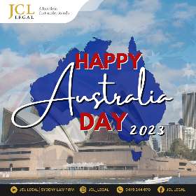 As we celebrate our nation's history and diversity, let's also take a moment to reflect on the importance of fairness and justice for all. Wishing everyone a happy and safe #AustraliaDay from JCL Legal!