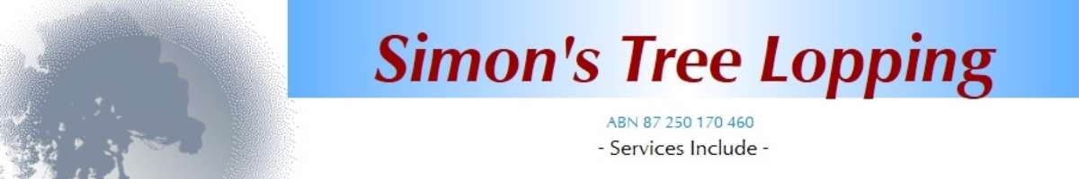 Simon Tree Lopping Banner