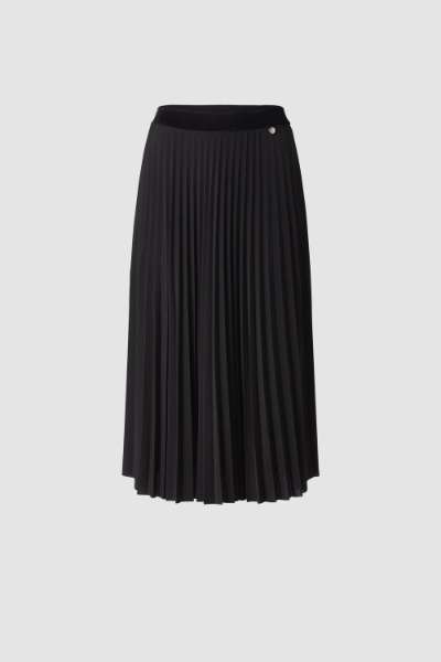 Rich & Royal Black Pleated Skirt