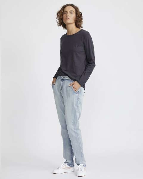 J&M Charlie L/S Tee Vintage Black