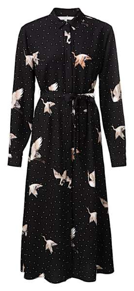 Yaya Maxi Dress Cranebird Polkadot Print