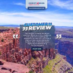Christianson Tours - Customer Review  - The Best Travel Company to Grand Canyon & Hoover Dam