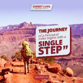 Quotes - The journey of a thousand miles begins with a single step - Grand Canyon | Sweetours
