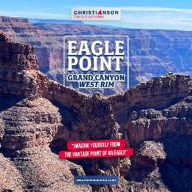 Visit Eagle point at the Grand Canyon West Rim with us - Grand Canyon West Rim | Christianson Tours