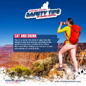 Event to do - Christianson Tours - Winter Hiking Safety Tips at Grand Canyon - Grand Canyon Tours 4