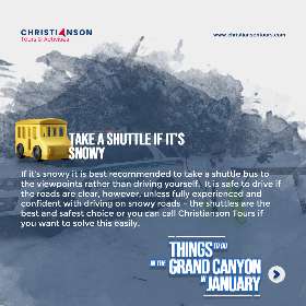 Things to do in Grand Canyon on January - Christianson tours--part 3